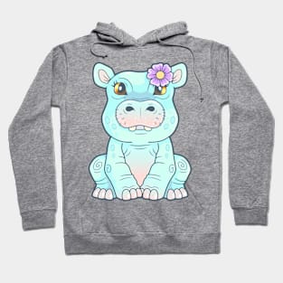 cute hippo Hoodie